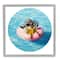 Stupell Industries Bird Reading Book Pool Float Beverly Hills Sun Hat Framed Wall Art